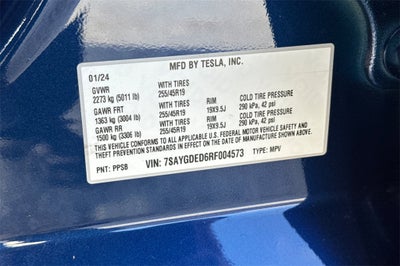 2024 Tesla Model Y Standard Range