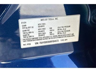 2024 Tesla Model Y Standard Range