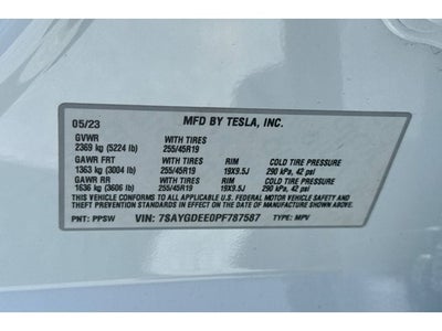 2023 Tesla Model Y Long Range
