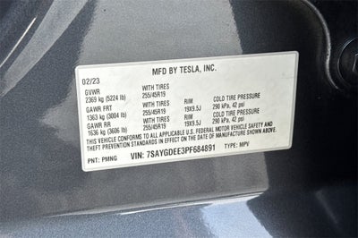 2023 Tesla Model Y Long Range