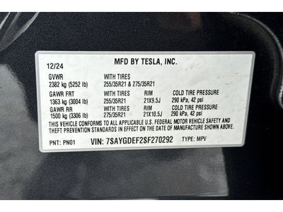 2025 Tesla Model Y Performance