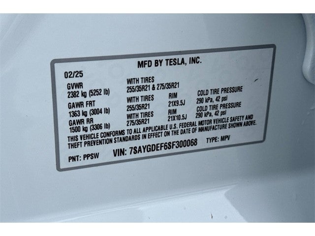 2025 Tesla Model Y Performance