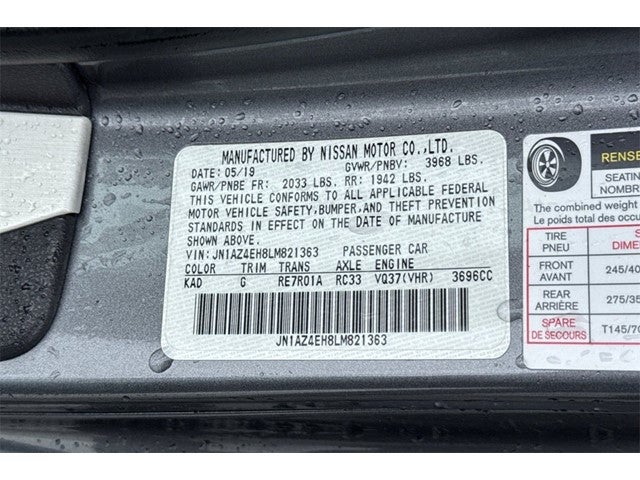 2020 Nissan 370Z Sport