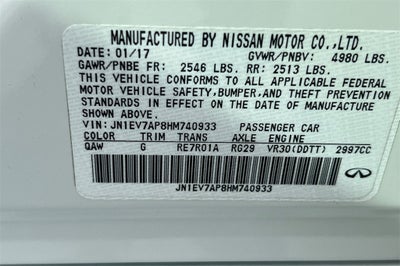 2017 INFINITI Q50 Premium