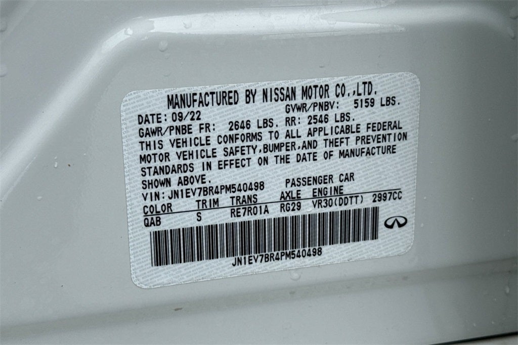 2023 INFINITI Q50 LUXE AWD