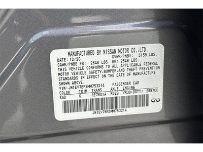 2021 INFINITI Q50 LUXE AWD