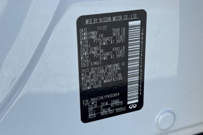 2023 INFINITI QX80 PREMIUM SELECT 4WD