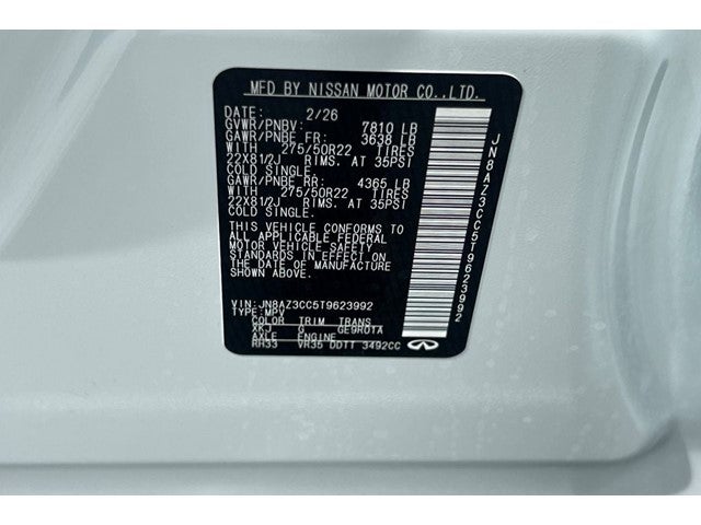 2026 INFINITI QX80 Autograph 4WD