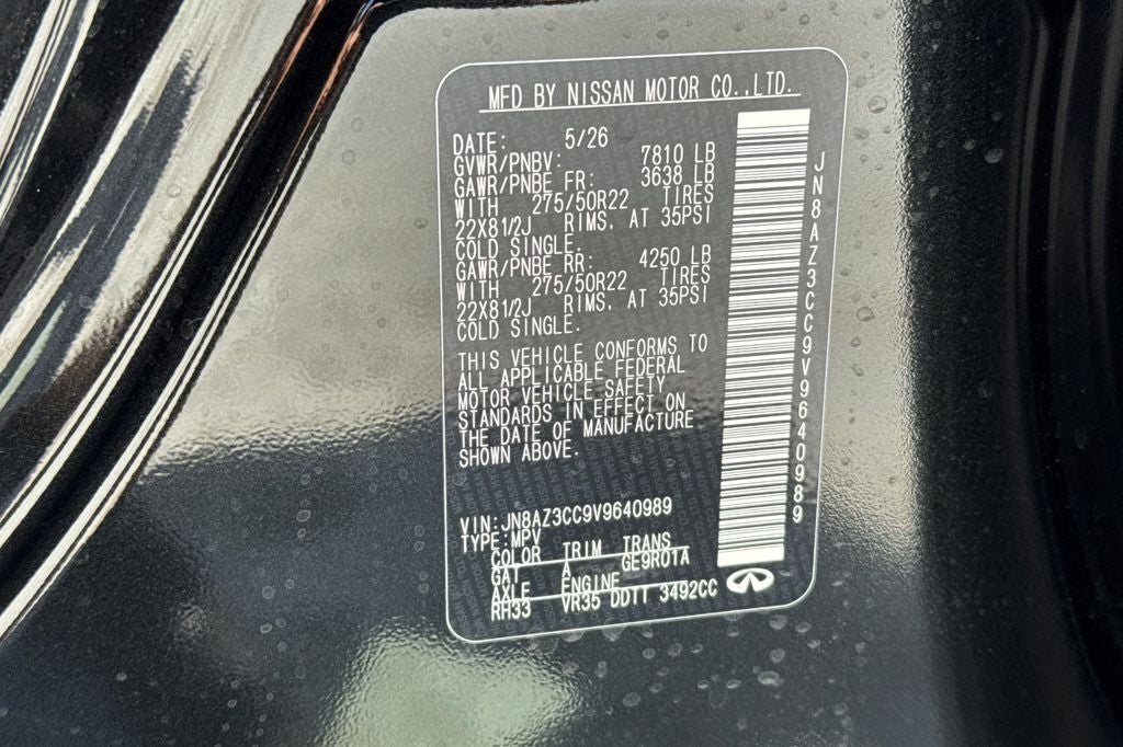 2027 INFINITI QX80 Autograph 4WD