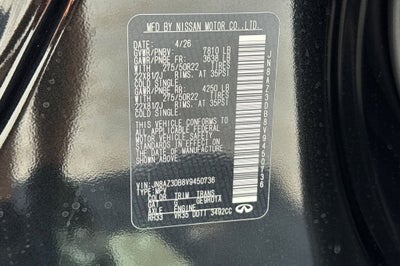 2027 INFINITI QX80 Sport 4WD
