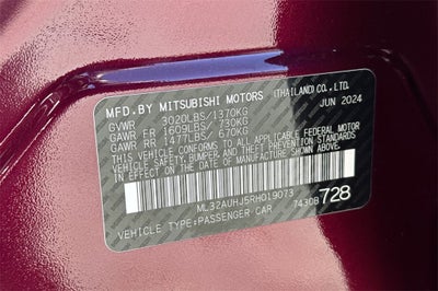 2024 Mitsubishi Mirage ES