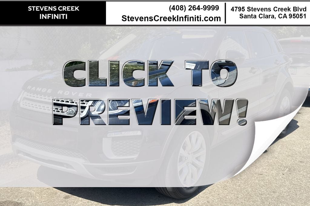 2016 Land Rover Range Rover Evoque SE
