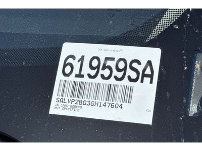 2016 Land Rover Range Rover Evoque SE