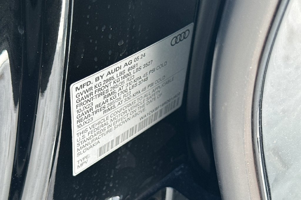 2024 Audi SQ8 4.0T Prestige quattro