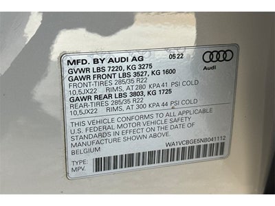 2022 Audi e-tron S Prestige quattro