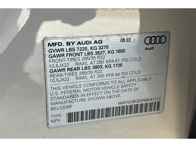 2022 Audi e-tron S Prestige quattro