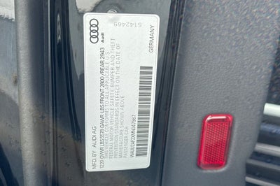 2021 Audi A7 55 Premium Plus quattro