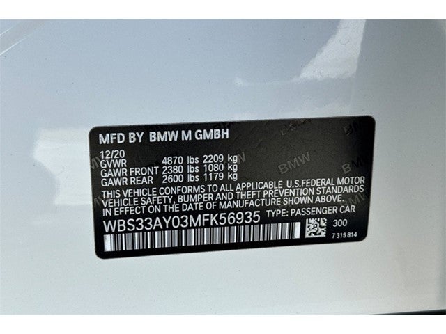 2021 BMW M3 Competition