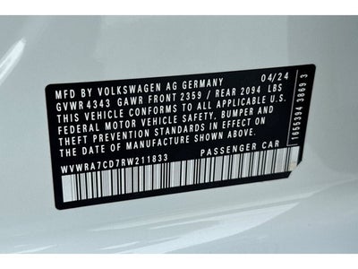 2024 Volkswagen Golf GTI 2.0T SE