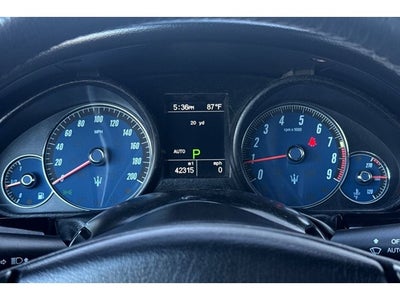 2016 Maserati GranTurismo Sport