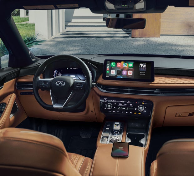 2024 INFINITI QX60 Key Features - Wireless Apple CarPlay® integration | Stevens Creek INFINITI in Santa Clara CA