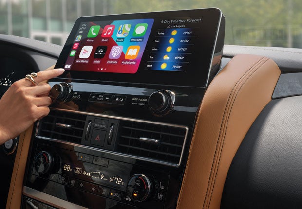 2024 INFINITI QX80 Key Features - WIRELESS APPLE CARPLAY® INTEGRATION | Stevens Creek INFINITI in Santa Clara CA
