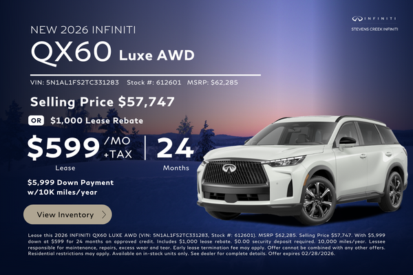 2026 QX60 Luxe AWD