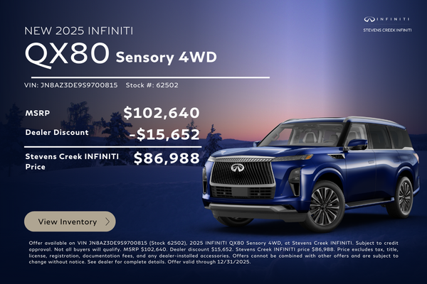 2025 QX80 Sensory 4WD