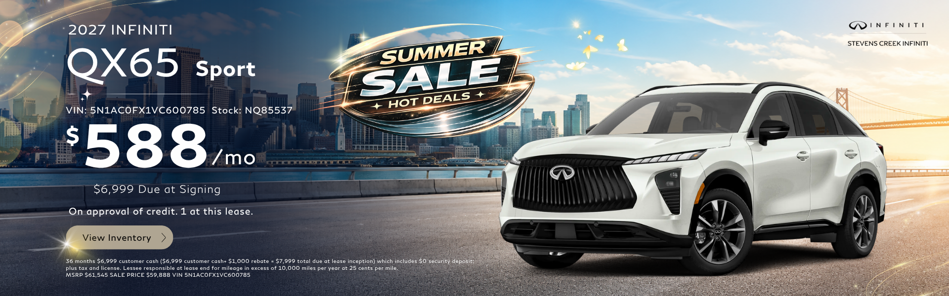 2027 QX65 Sport