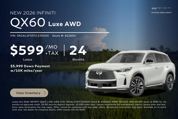 2026 QX60 Luxe Lease