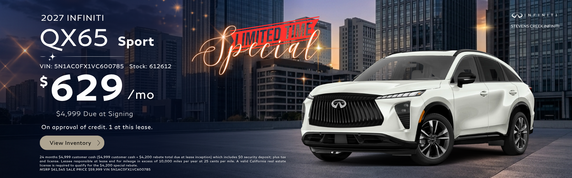 2027 QX65 Sport